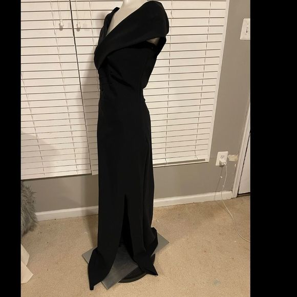 Chiara Boni La Petite Robe Benje Stretch Jersey Fishtail Gown Size US2 $995 - Picture 7 of 10